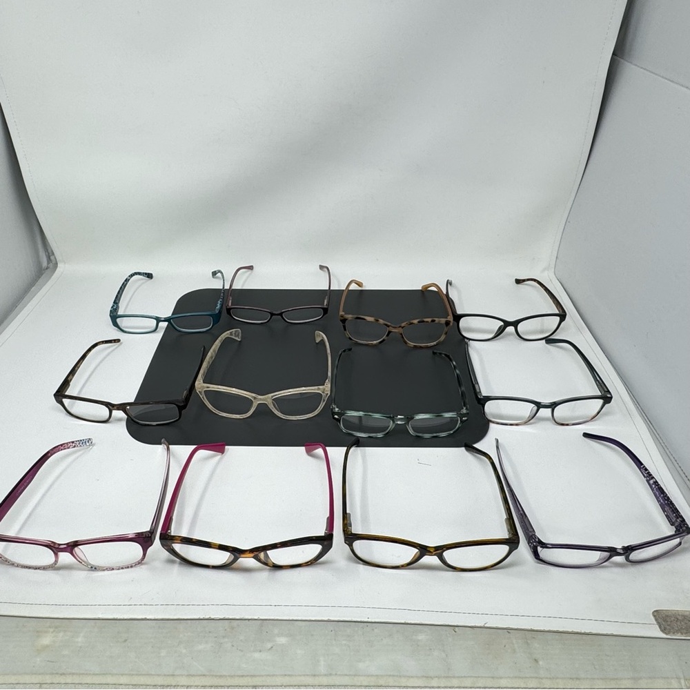 Reading glasses lot of 12 pcs with +2.00 magnification